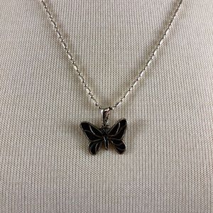 Silver Butterfly Necklace